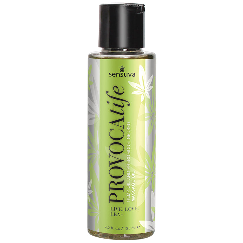 Provocatife Hemp Oil & Pheromone Infused Massage Oil - 4.2 Fl. Oz. / 125 ml - UABDSM