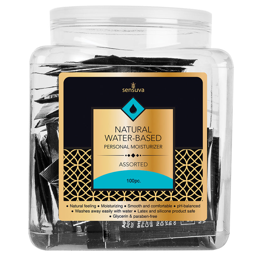 Sensuva Natural Water-Based Personal Moisturizer Assorted Tub 100 - UABDSM