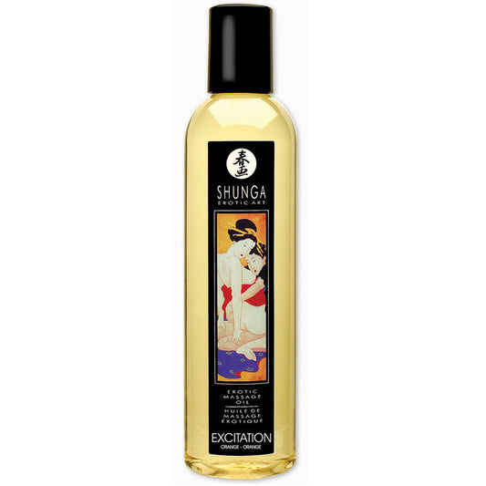 Shunga Erotic Massage Oil-Orange 8oz - UABDSM