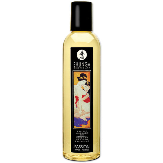 Shunga Erotic Massage Oil-Apples 8oz - UABDSM