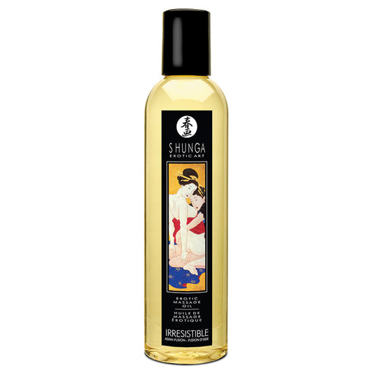 Shunga Irresistible Massage Oil-Asian Fruits 8oz - UABDSM