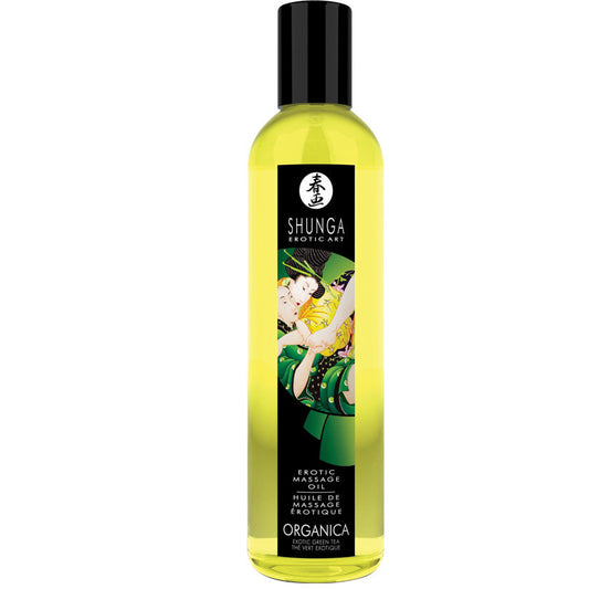 Kissable Massage Oil - Organica - Exotic Green Tea - 8.4 Fl. Oz. - UABDSM