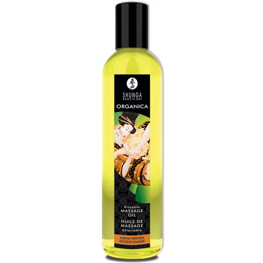 Kissable Massage Oil - Organica - Almond Sweetness - 8.4 Fl. Oz. - UABDSM