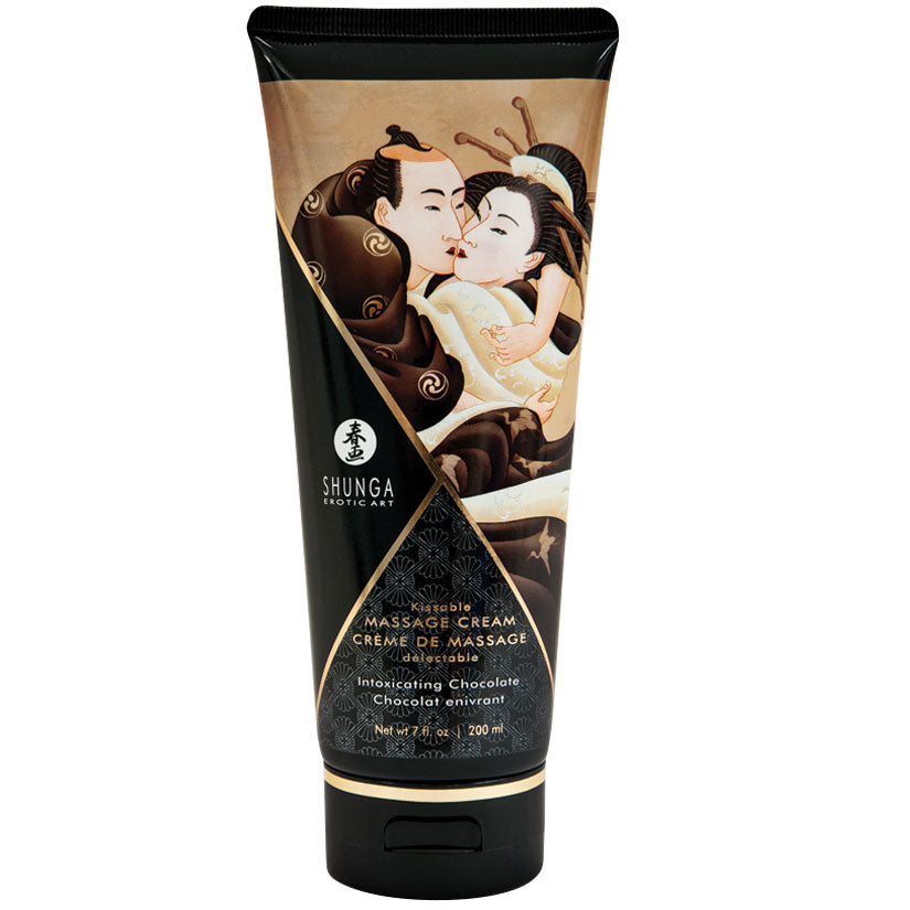 Kissable Massage Cream - Intoxicating Chocolate - 7 Fl. Oz. / 200 ml - UABDSM