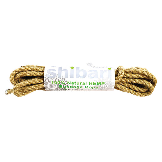 Shibari Natural Hemp Bondage Rope 5m - UABDSM