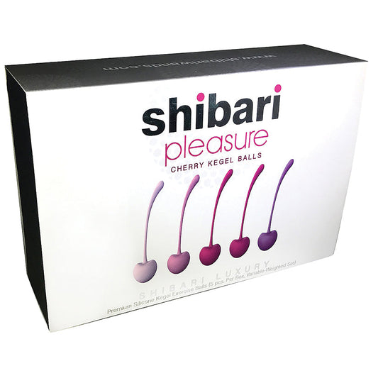 Shibari Pleasure Kegel Balls Cherry (5 pack) - UABDSM