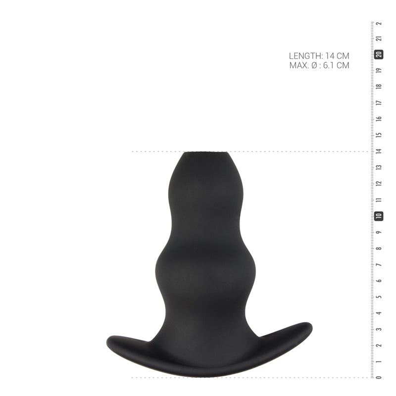 Hollow Silicone Butt Plug - Medium - UABDSM