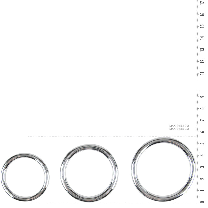 Cock/Ball Ring & Glans Ring Set - UABDSM