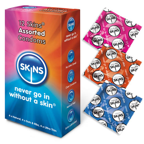 Skins Condoms Assorted 12 Pack - UABDSM
