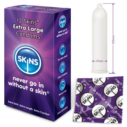 Skins Condoms Extra Large 12 Pack - UABDSM