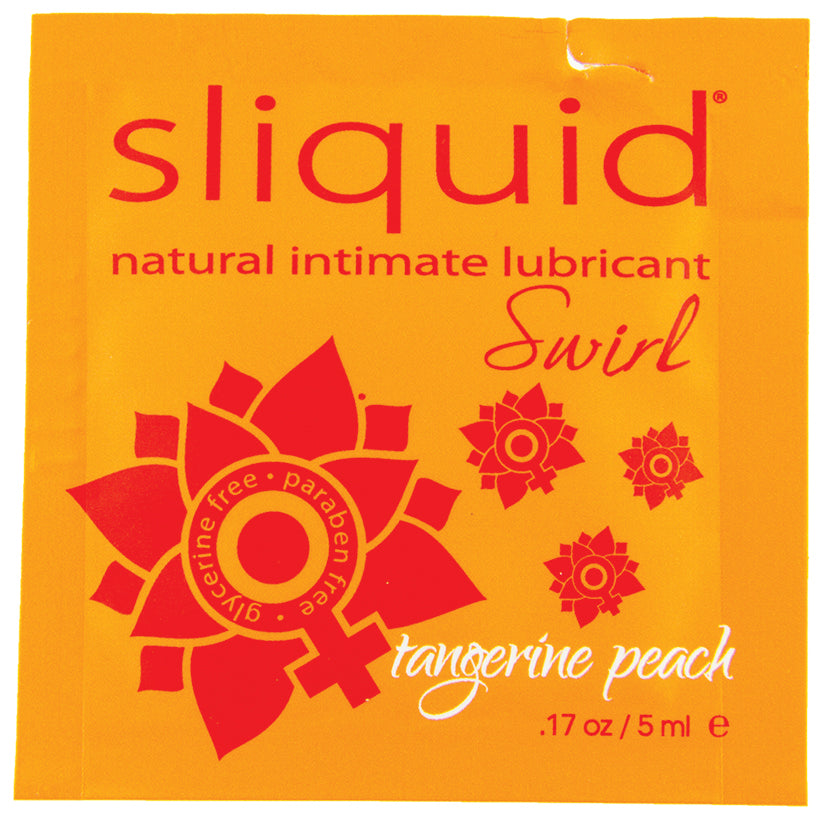 Sliquid Swirl Foil Packet-Tangerine Peach .17oz - UABDSM