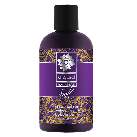 Sliquid Balance Soak-Coconut Papaya 8.5oz - UABDSM