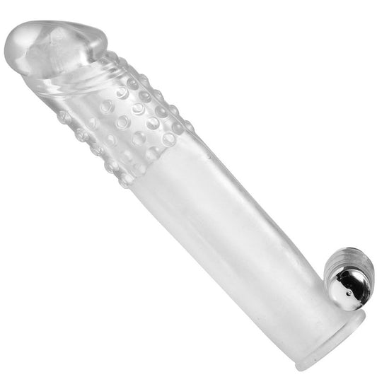Size Matters Clear Vibrating Penis Sleeve - UABDSM