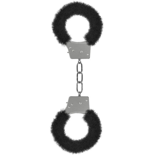 Beginners Furry Handcuffs - Black - UABDSM