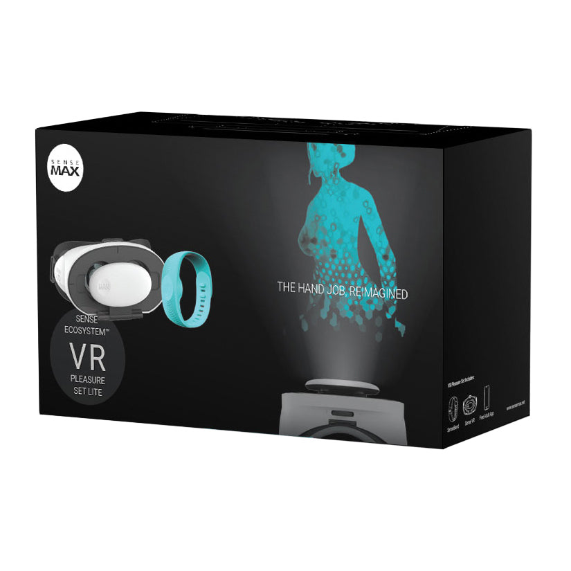 SenseMax Sense EcoSystem VR Pleasure Set-Turquoise - UABDSM