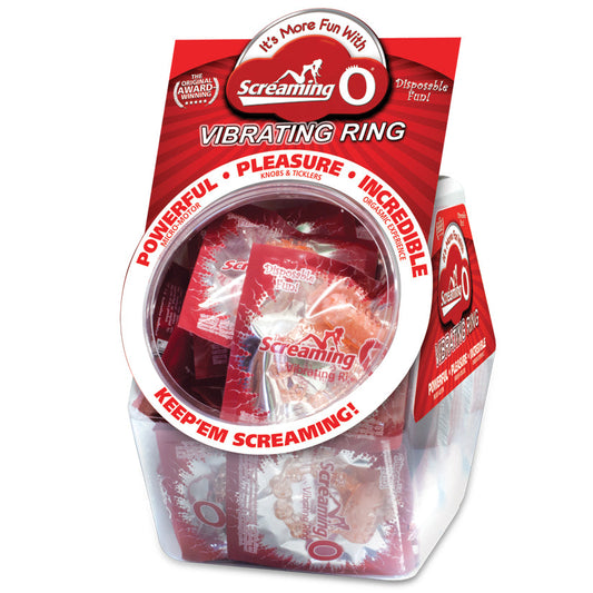The Screaming O Vibrating Ring - 48 Piece Fishbowl - UABDSM