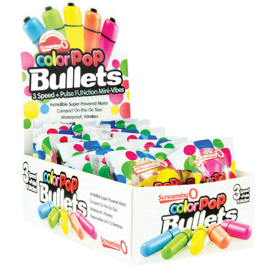 Colorpop Bullets - 20 Count P.O.P. Box Display - Assorted - UABDSM