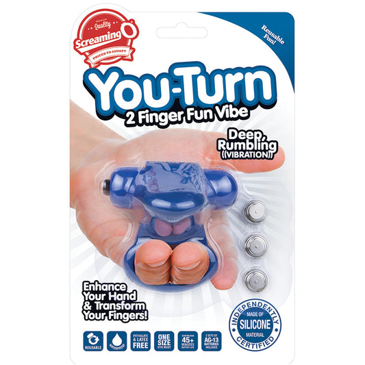 You-Turn 2 Finger Fun Vibe - Blueberry - UABDSM