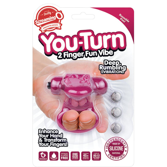 You-Turn 2 Finger Fun Vibe - Merlot - UABDSM