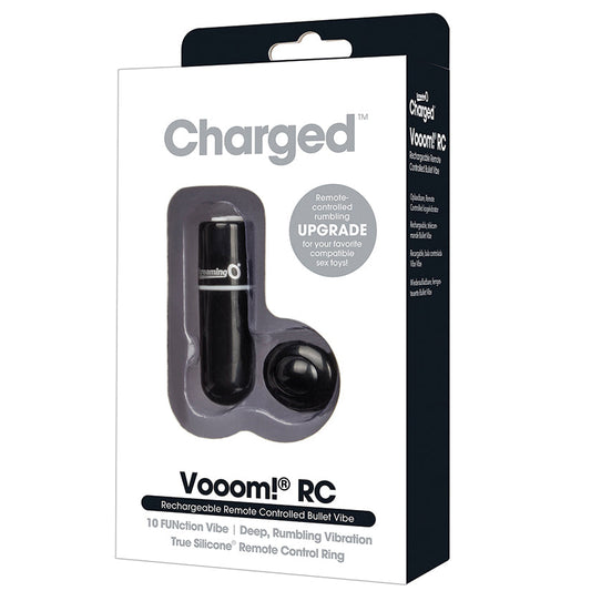 Charged Vooom Remote Control Bullet - Black - UABDSM