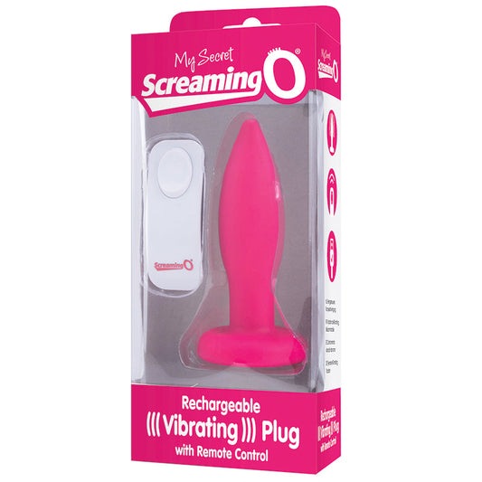 My Secret Remote Vibrating Plug - Pink - UABDSM