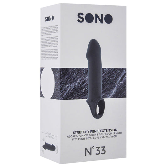 Sono No.33 Stretchy Penis Extension-Grey - UABDSM