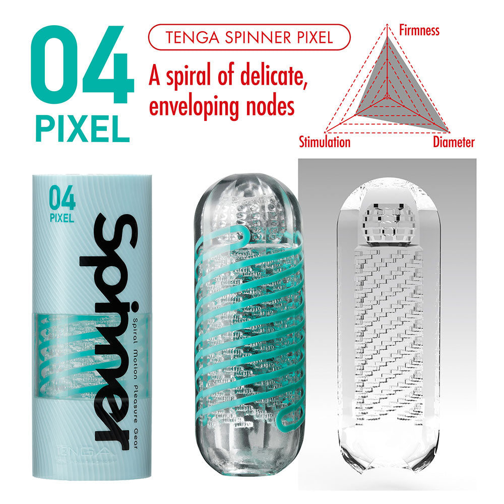 Tenga 04 Pixel Spinner Masturbator - UABDSM