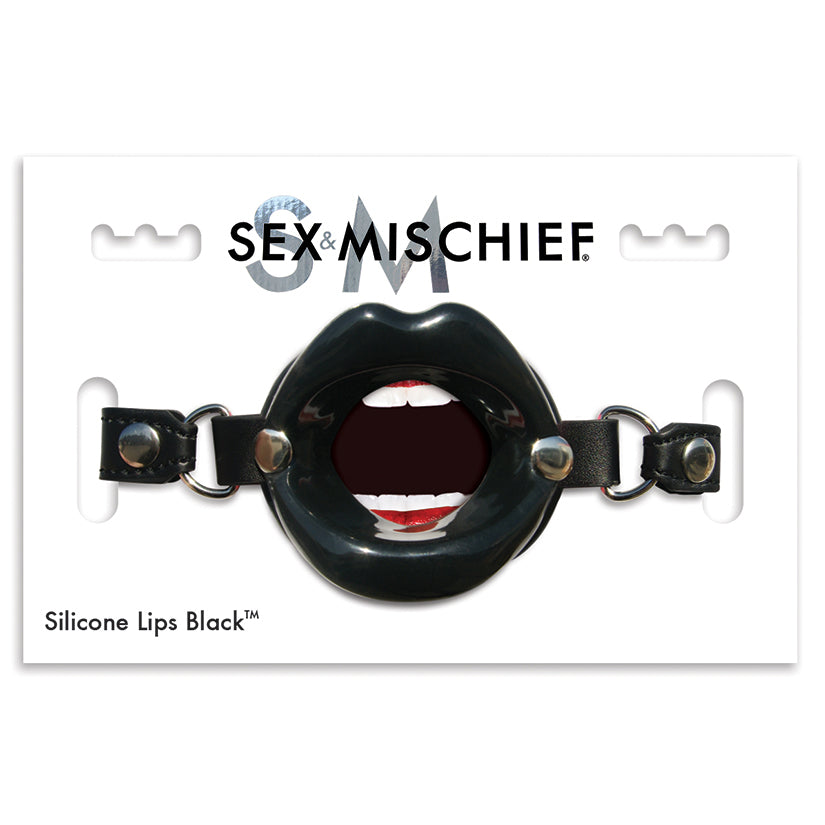 S&M Silicone Lips-Black - UABDSM