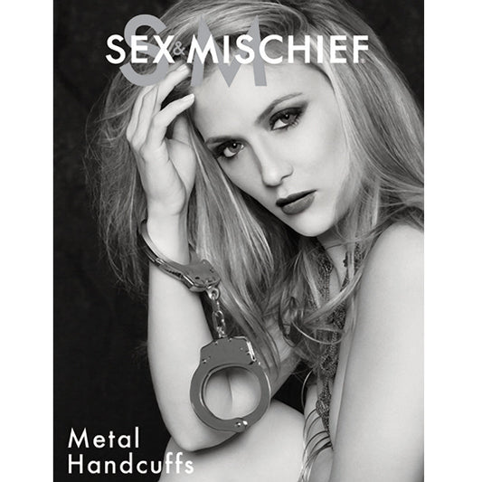 Sex and Mischief Metal Handcuffs - UABDSM