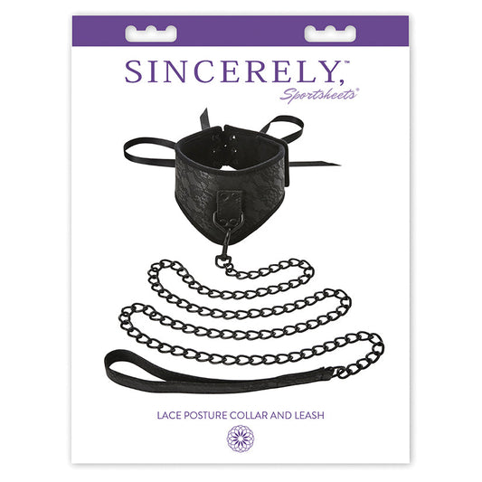 Sincerely Lace Posture Collar and Leash - UABDSM