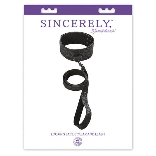Sincerely Locking Lace Collar and Leash - UABDSM