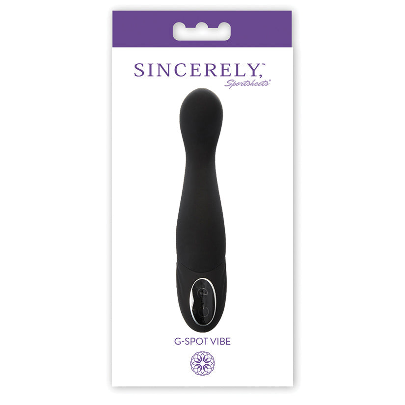 Sincerely G-Spot Vibe - Black - UABDSM