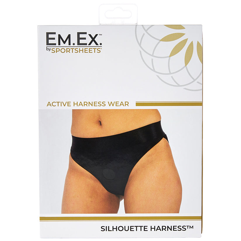 Em.Ex Silhouette Harness-Black S - UABDSM