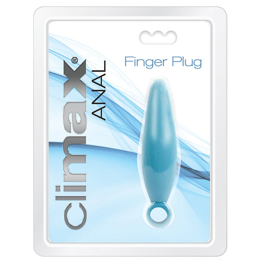 Climax Anal Finger Plug - Deep Blue - UABDSM