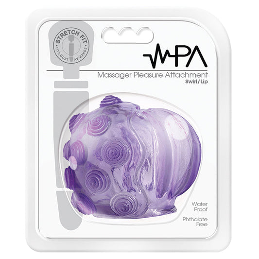Massager Pleasure Attachment-Swirl/Lip - UABDSM