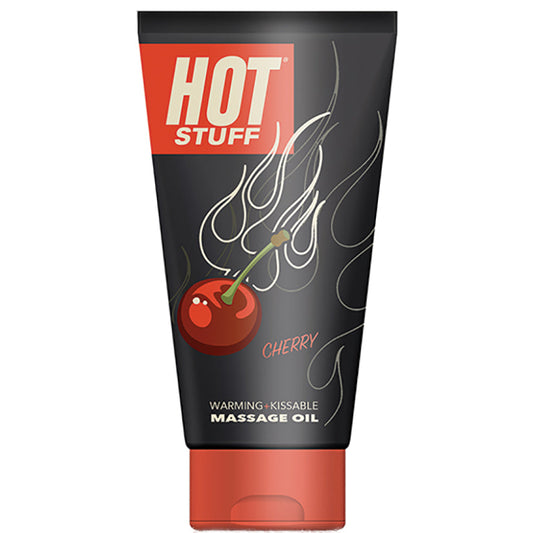 Hot Stuff Warming Massage Oil - Cherry - 6 Fl. Oz. Tube - UABDSM