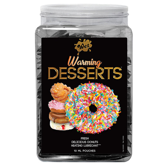Wet Warming Desserts Fresh Delicious Donuts 10ml Pouch Counter Bowl 144pc Display - UABDSM