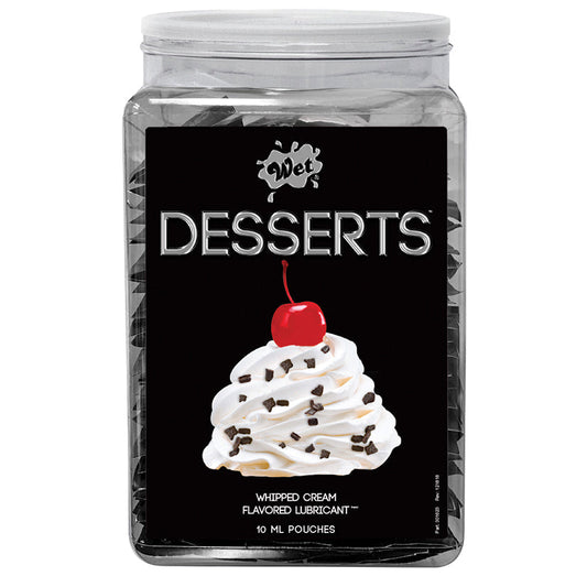 Wet Desserts Whipped Cream .33 Fl Oz Pouch Counter Bowl 144pc - UABDSM