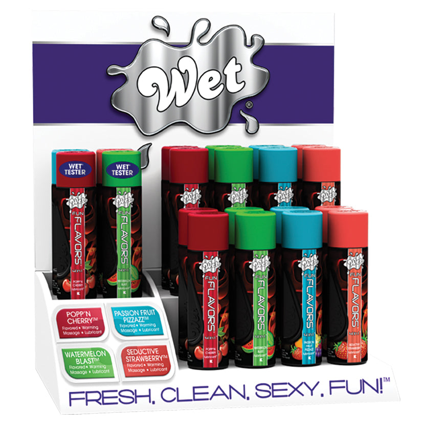 Wet Fun Flavors Counter Top Display - UABDSM