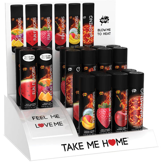 Wet Fun Flavors/Warming Counter Top Display with Free Testers - UABDSM