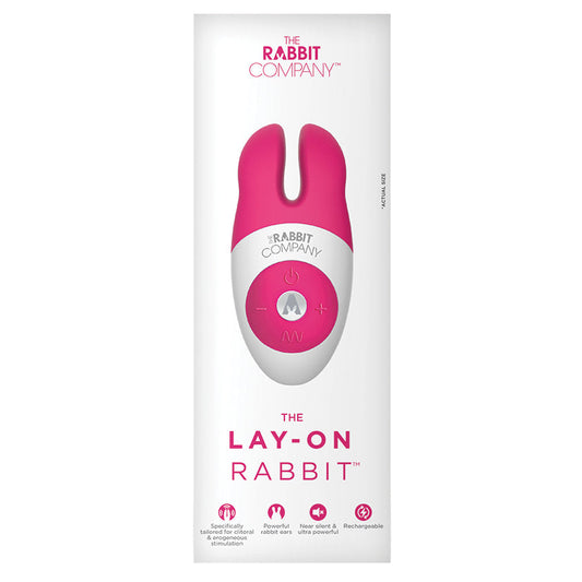 The Lay-On Rabbit Rechargeable-Hot Pink - UABDSM