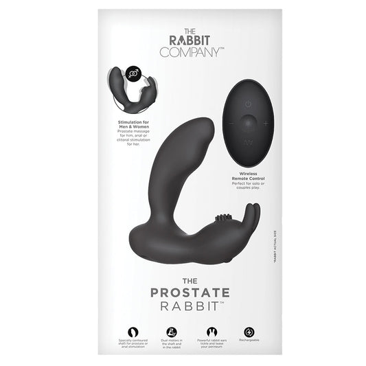 The Prostate Rabbit Rechargeable-Black - UABDSM