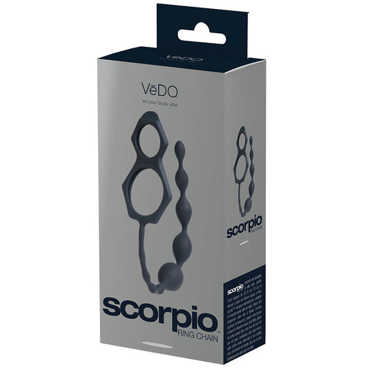 Vedo Scorpio Ring Chain-Just Black - UABDSM