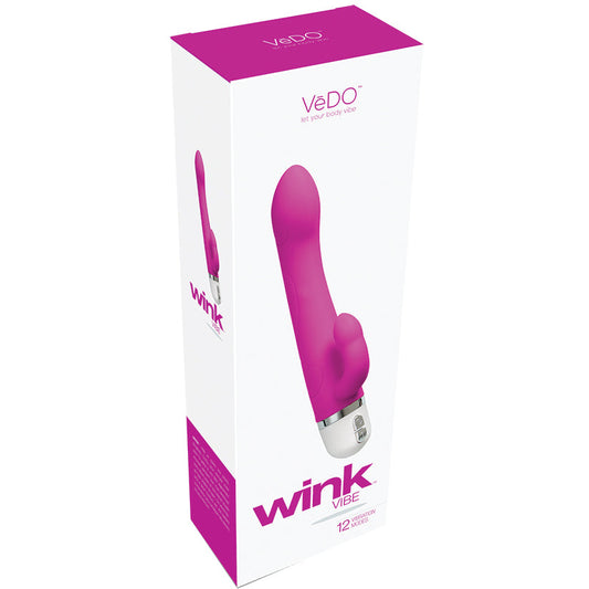 VeDO Wink Vibe-Hot In Bed Pink 8.5 - UABDSM
