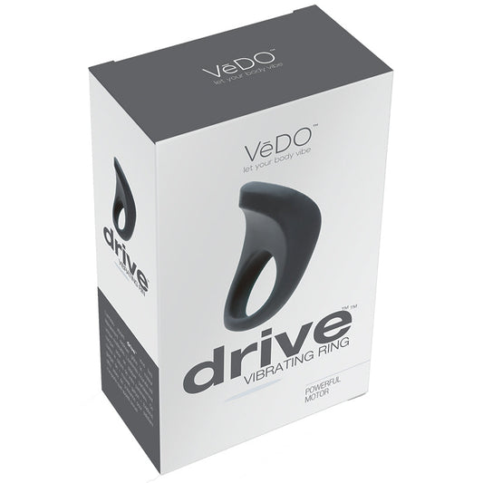 VeDO Drive Vibrating Ring-Gun Metal Grey - UABDSM