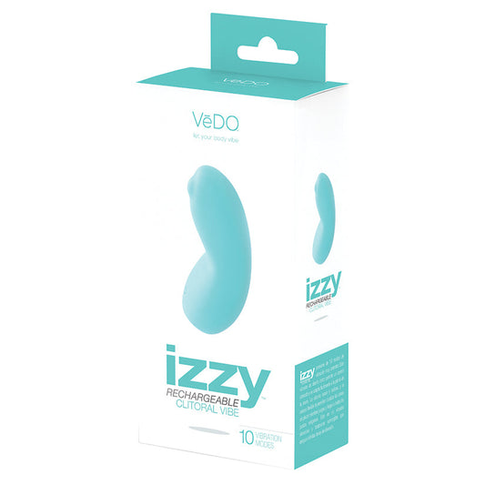 Vedo Izzy Rechargeable Clitoral Vibe-Turquoise - UABDSM