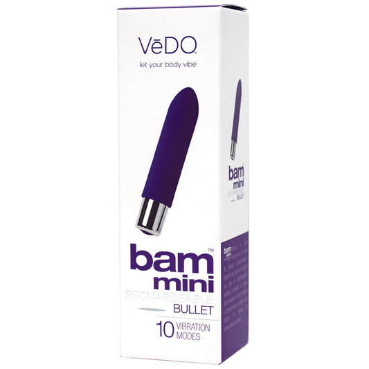 Vedo Bam Mini Rechargeable Bullet-Indigo - UABDSM