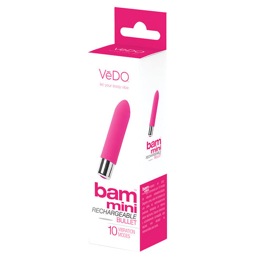 Vedo Bam Mini Rechargeable Bullet-Pink - UABDSM