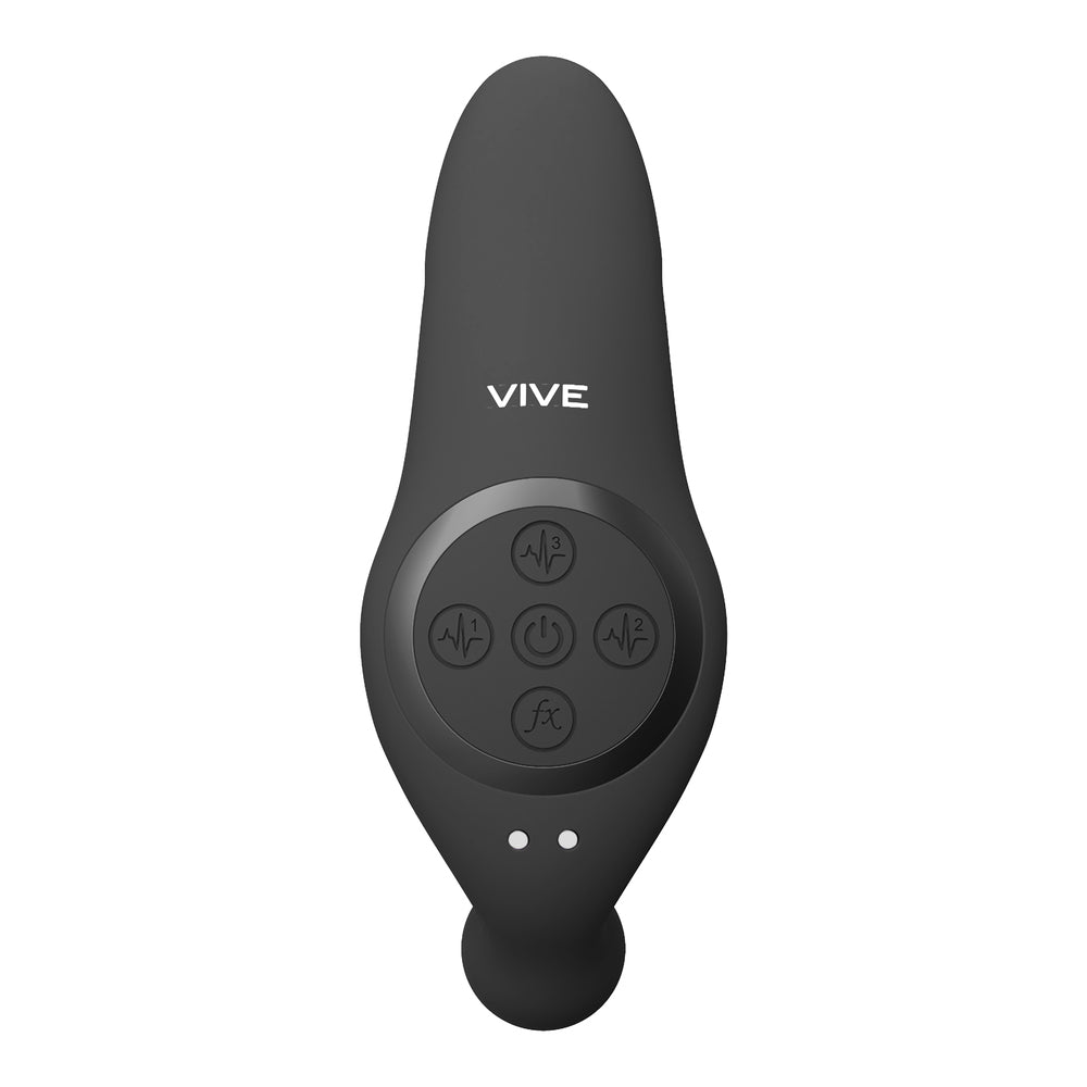 Vive Kata Double Penetrator Vibrator Black - UABDSM