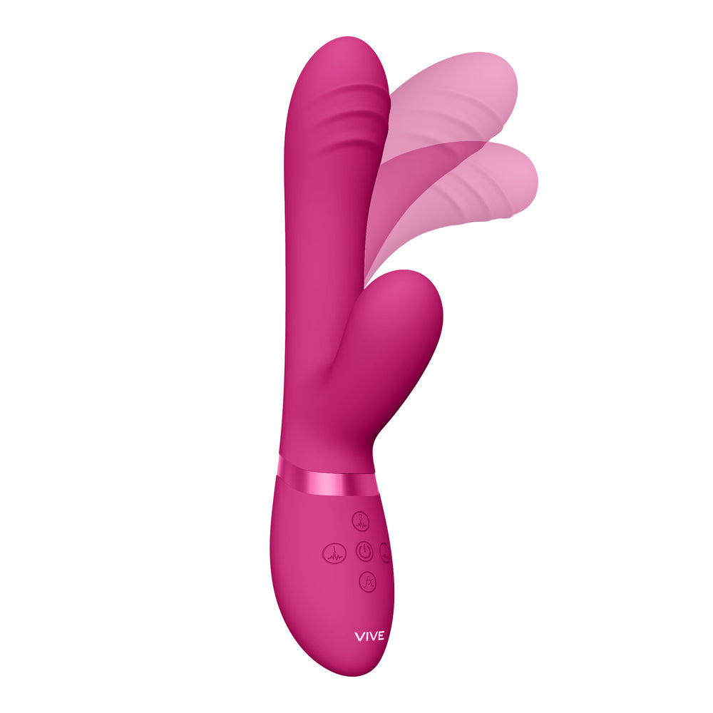 Vive Tani Finger Motion With Pulse Wave Vibrator Pink - UABDSM
